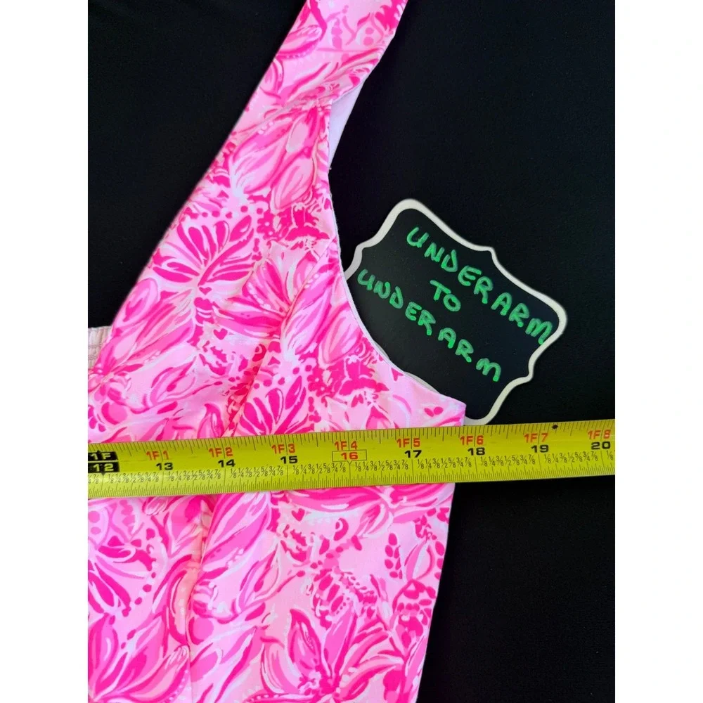 NWOT Lilly Pulitzer McKinnon Midi Cotton Sundress Pink Blossom Foxy Llama • 12